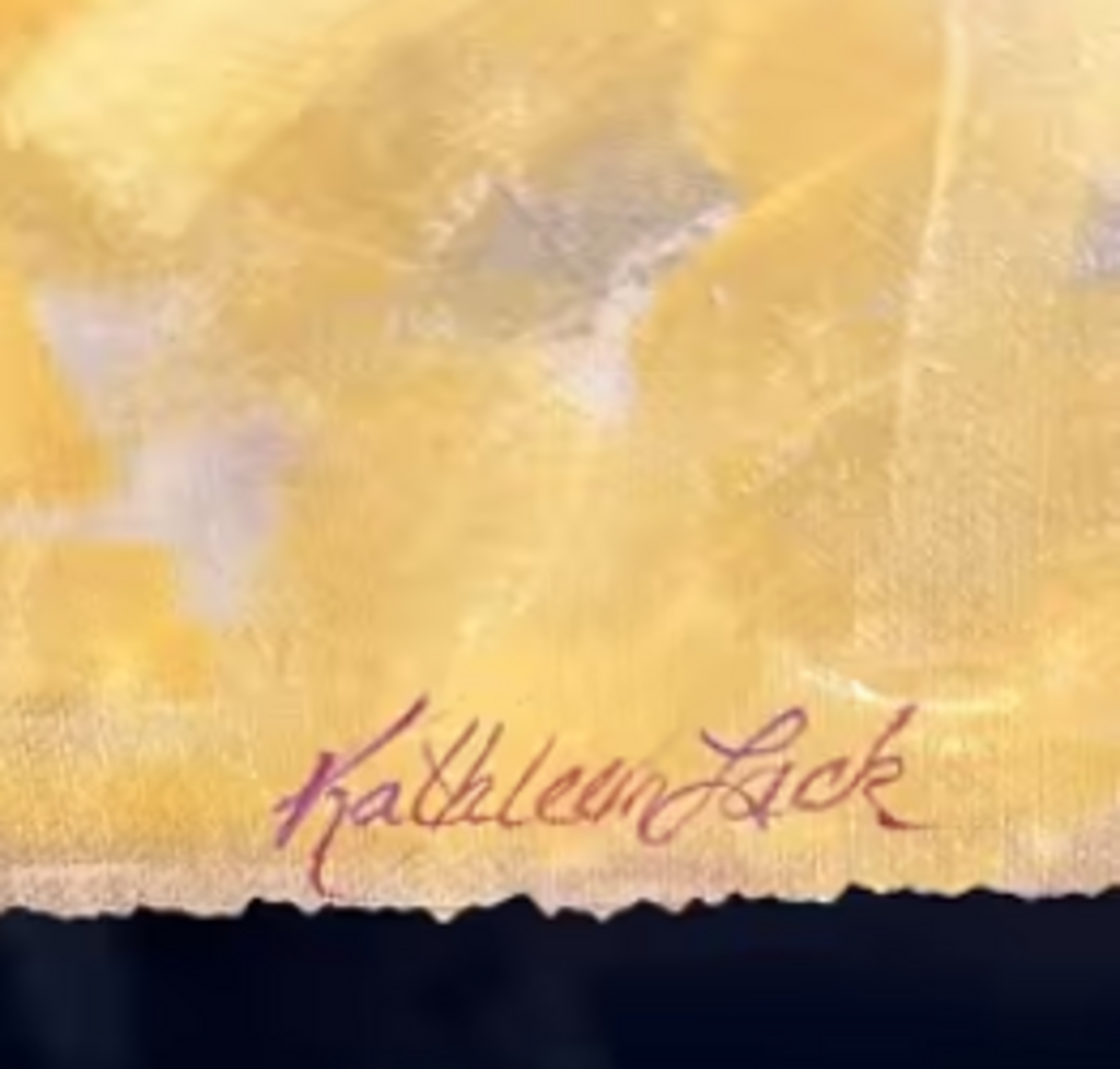 Kathleen Lack "Boots I" Signed Art