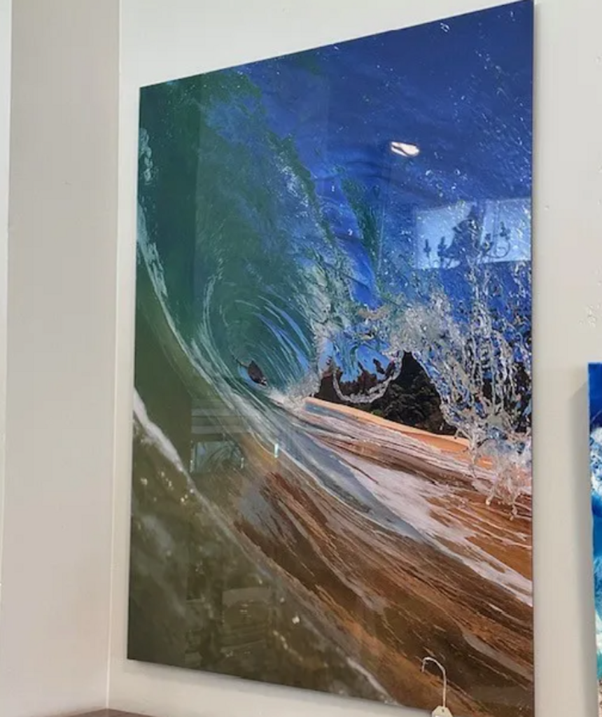 "Making Wave 4" Photography On Glass By Christopher Egan