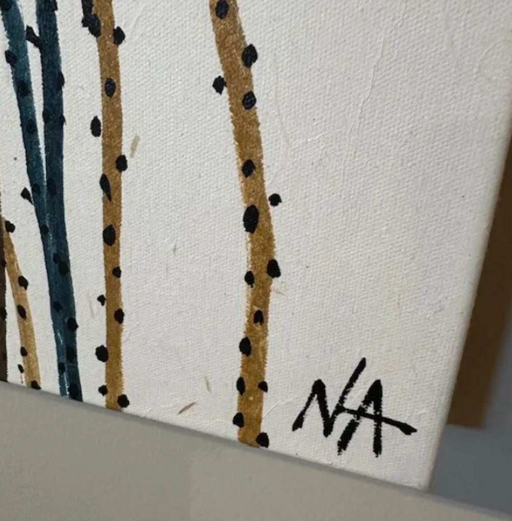 Original Tryptich Art By Nha Vuu- 92X48H