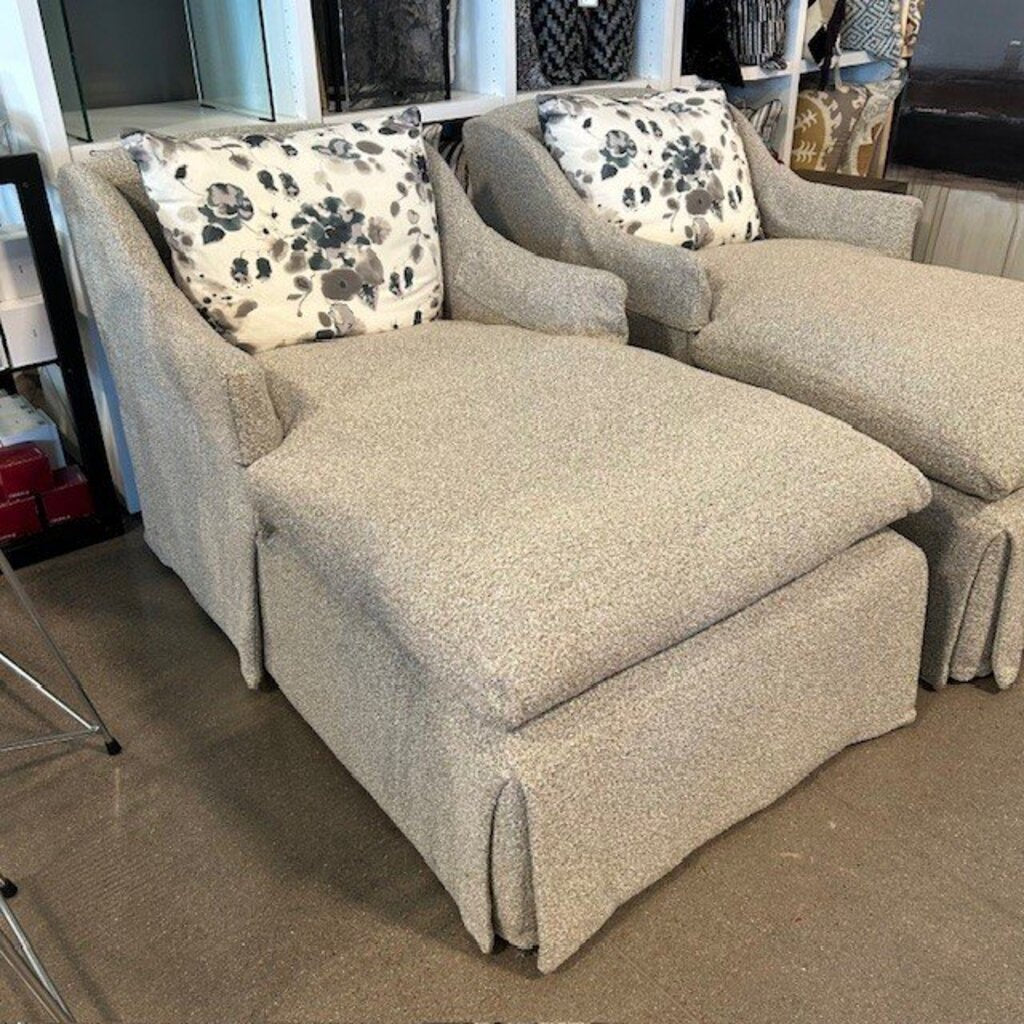 Lee Industries Boucle Down Chaise Lounge-61L