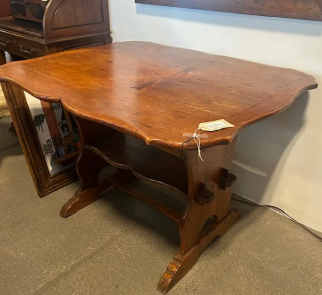 19 C. Pennsylvania Dutch Lift Top Dough Table- 41X34X28H