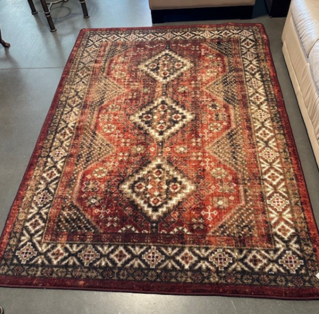 Westward Nylon Southwest Style Rug- 5'4"X7'8"