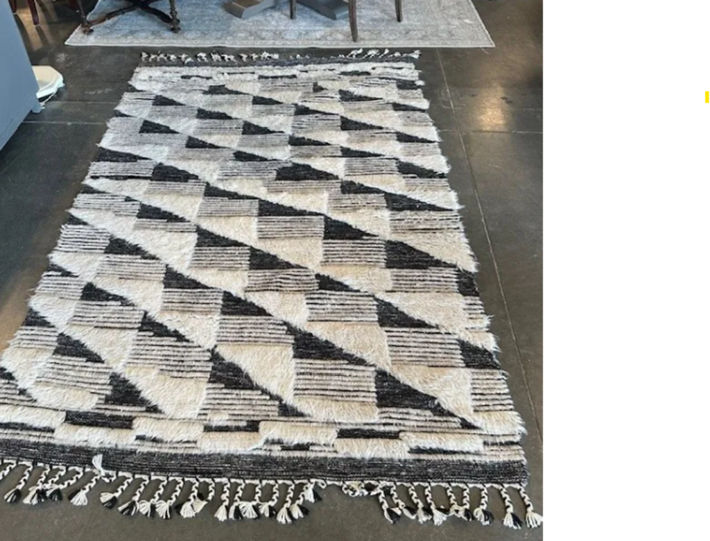 Loloi Khalid Natural/ Black Area Rug - 5.6X8.6