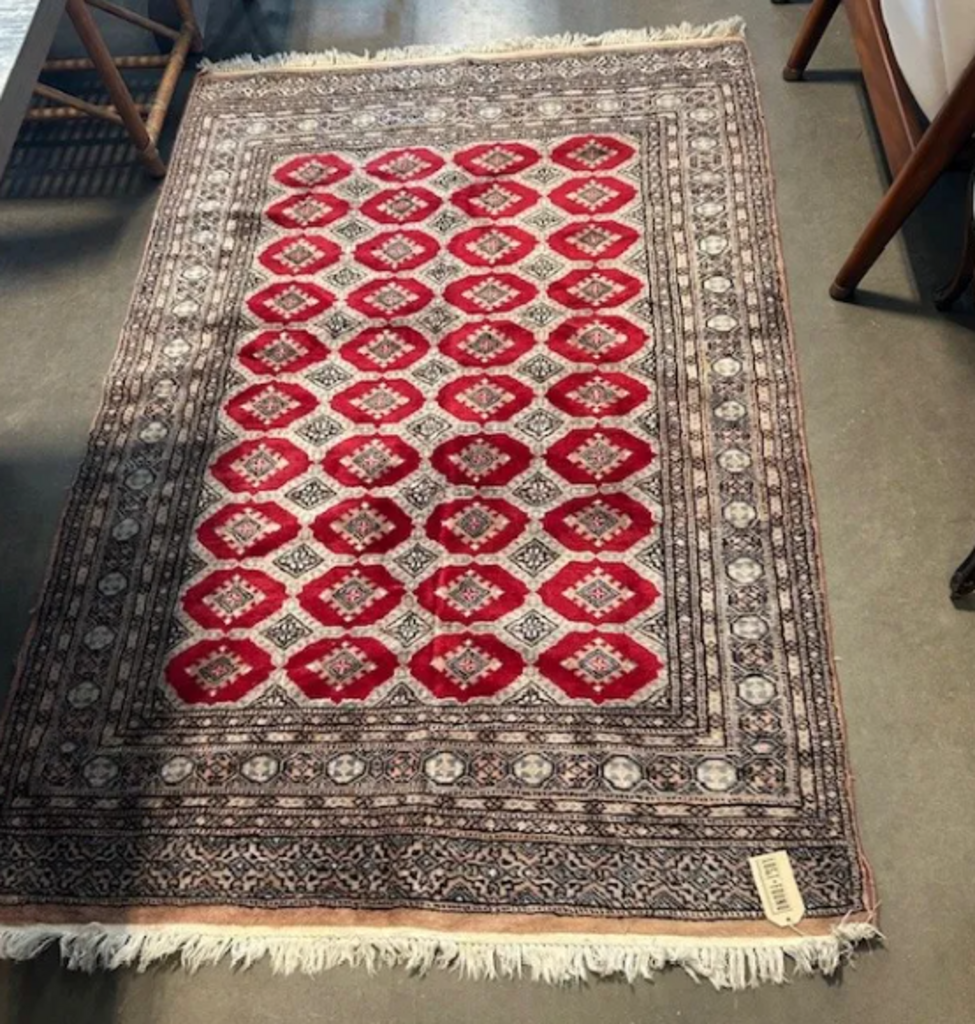 Pakistan Bokhara Rug- 6'4"X4'2"