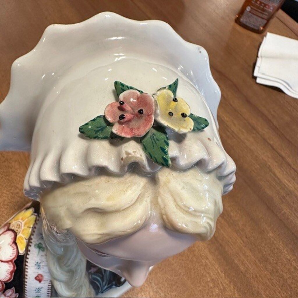 Sandro Vacchetti Ceramic Woman in Bonnet