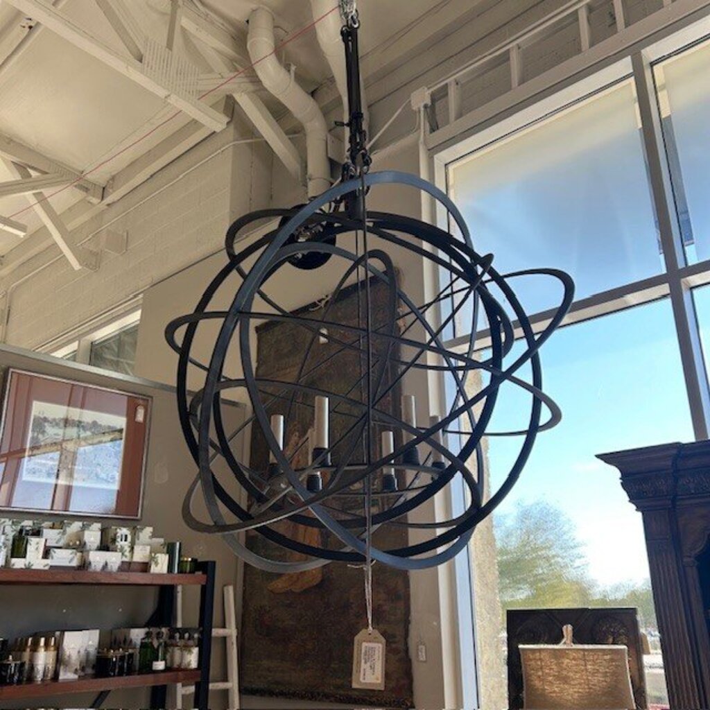 Currey & Company Genesis 6 Light Chandelier