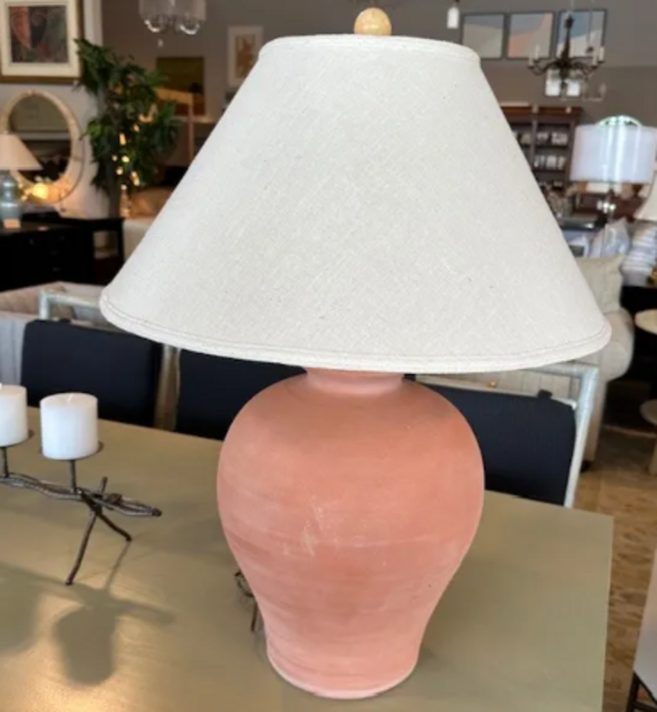 Natural Light Terracotta Lamp- 28H