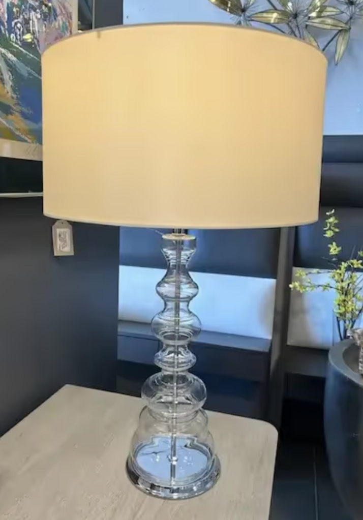 Venice Blown Glass Lamp- 28H