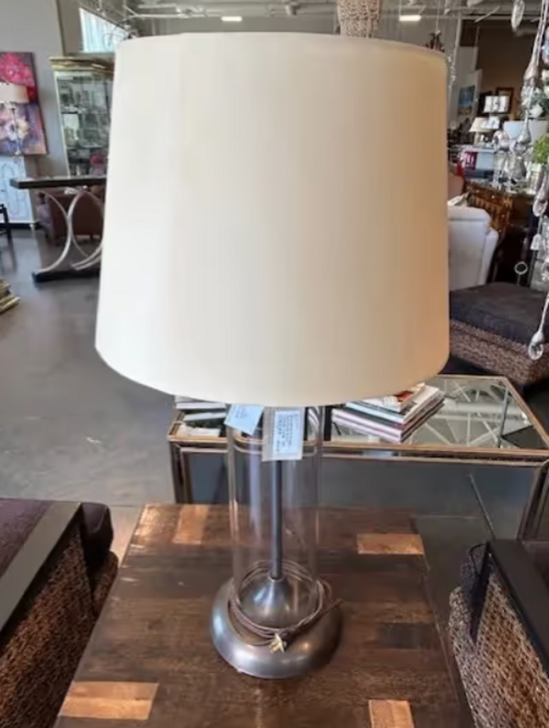 Broadbeach Design Sao Paolo Brass Cylinder Lamp- 32H