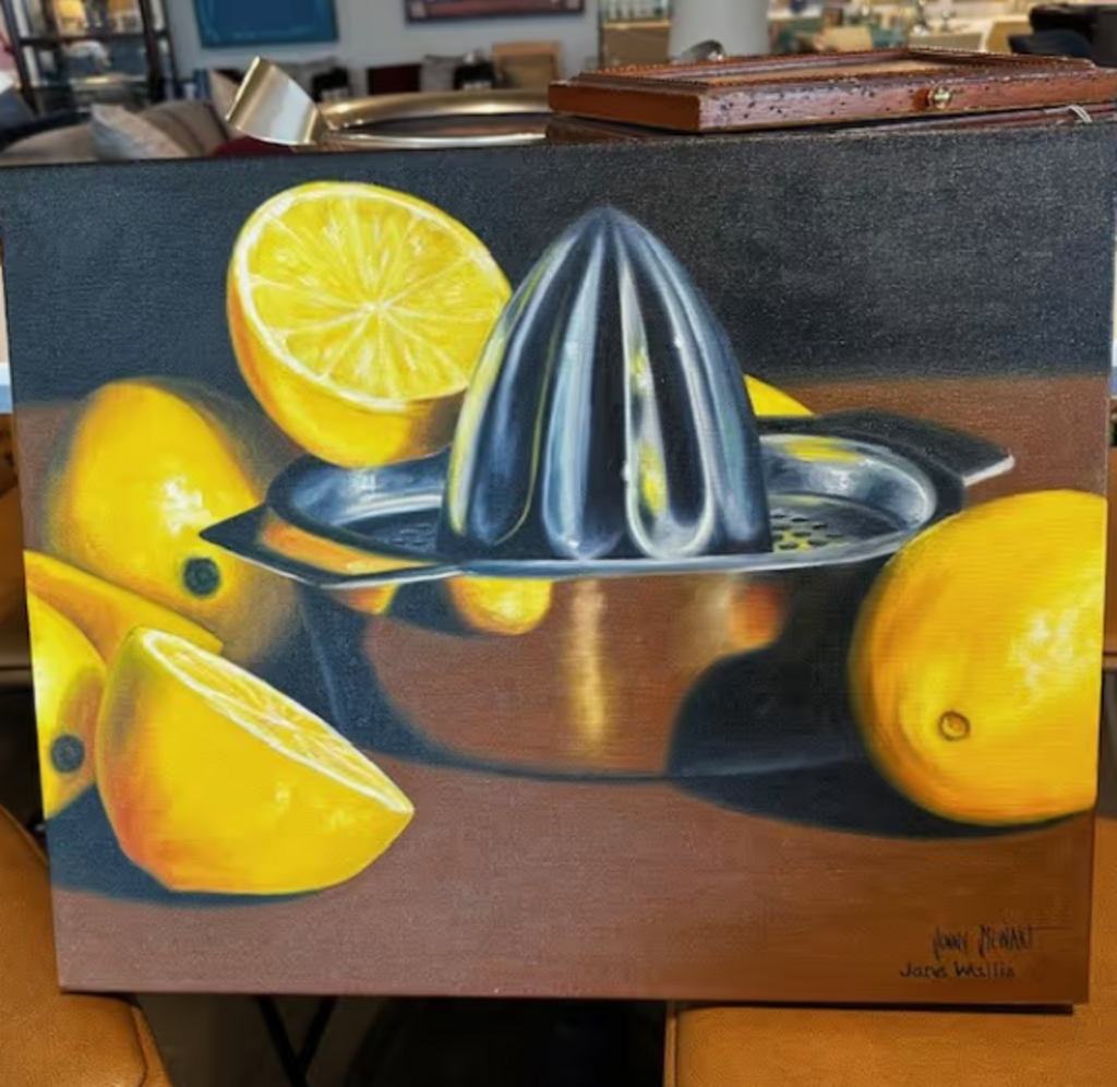 Lemons with Juicer by Jenny Stewart- 20X16