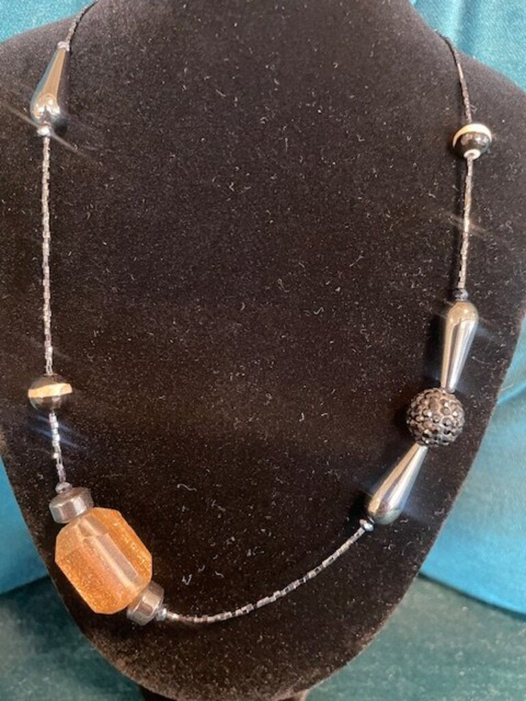 Avant-Garde Modernist Multi-Strand Necklace