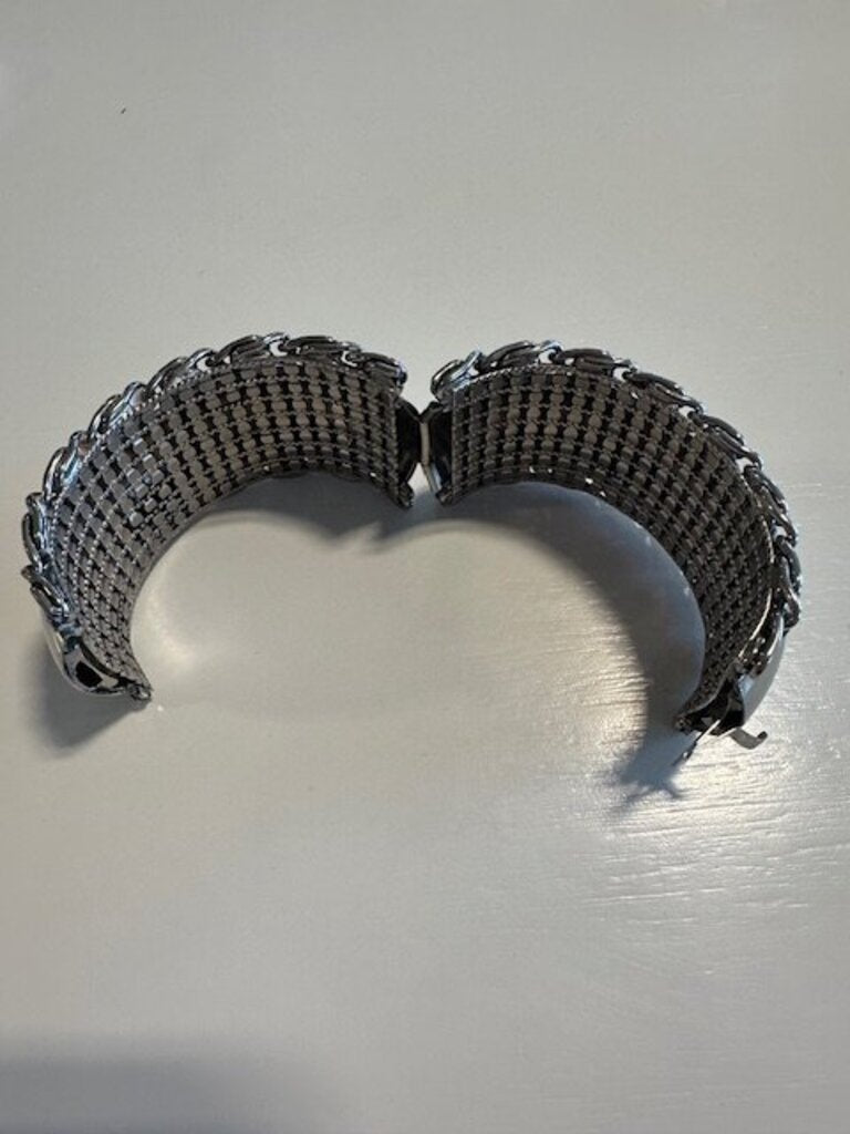 Byzantine Style Mixed-Link Cuff Bracelet
