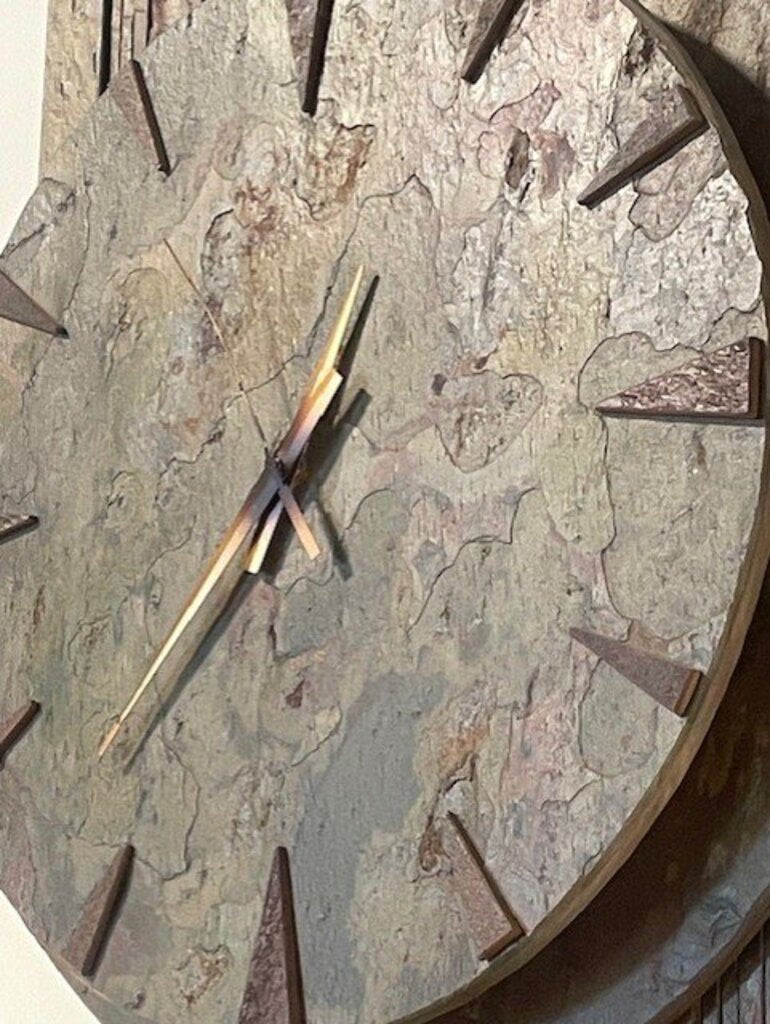 M&M Slate Creations Stone Wall Clock - 57H