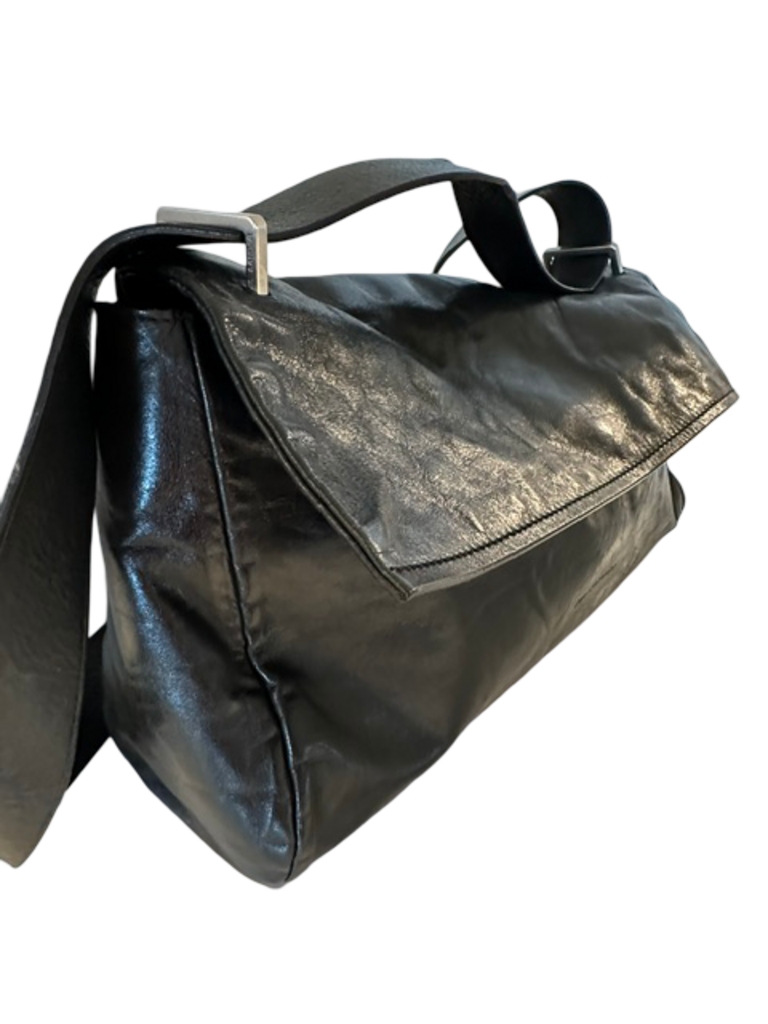 Jil Sander Black Leather Shoulder Bag