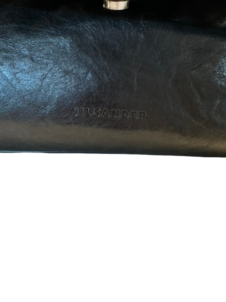 Jil Sander Black Leather Shoulder Bag
