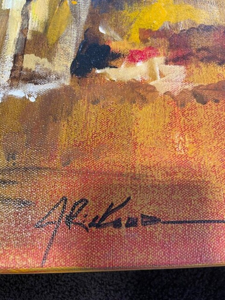 Jack Rickard Original Sunflower Still Life Art on Canvas - 20x20