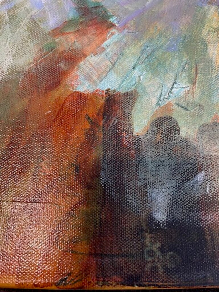 Jack Rickard Original Abstract Floral Art on Canvas - 20x20