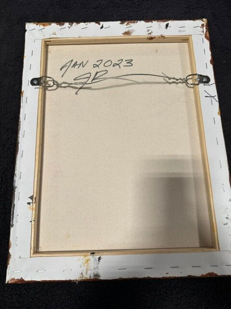 Jack Rickard Original Warm Floral Bouquet Art on Canvas - 14x18