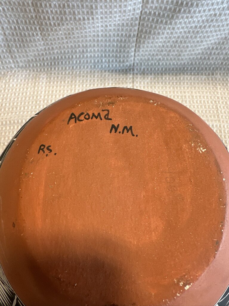 Acoma Pottery Jar By Ruby Shroulote- 8X8X20H