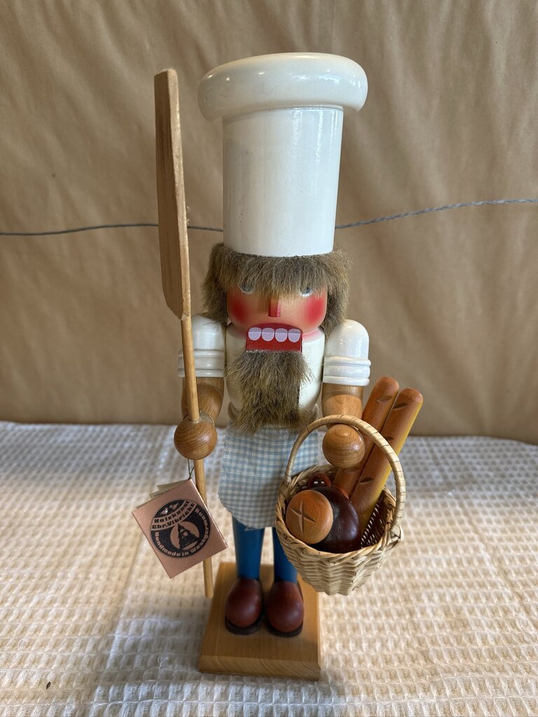 Holzkunst Christian Ulbricht Nutcracker Chef Baker-5.5X18.5X7