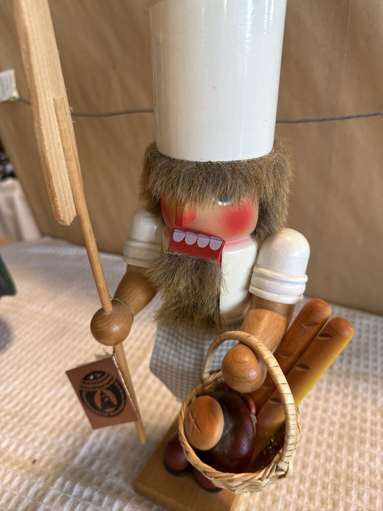Holzkunst Christian Ulbricht Nutcracker Chef Baker-5.5X18.5X7