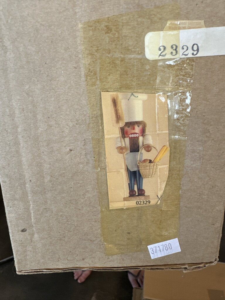 Holzkunst Christian Ulbricht Nutcracker Chef Baker-5.5X18.5X7