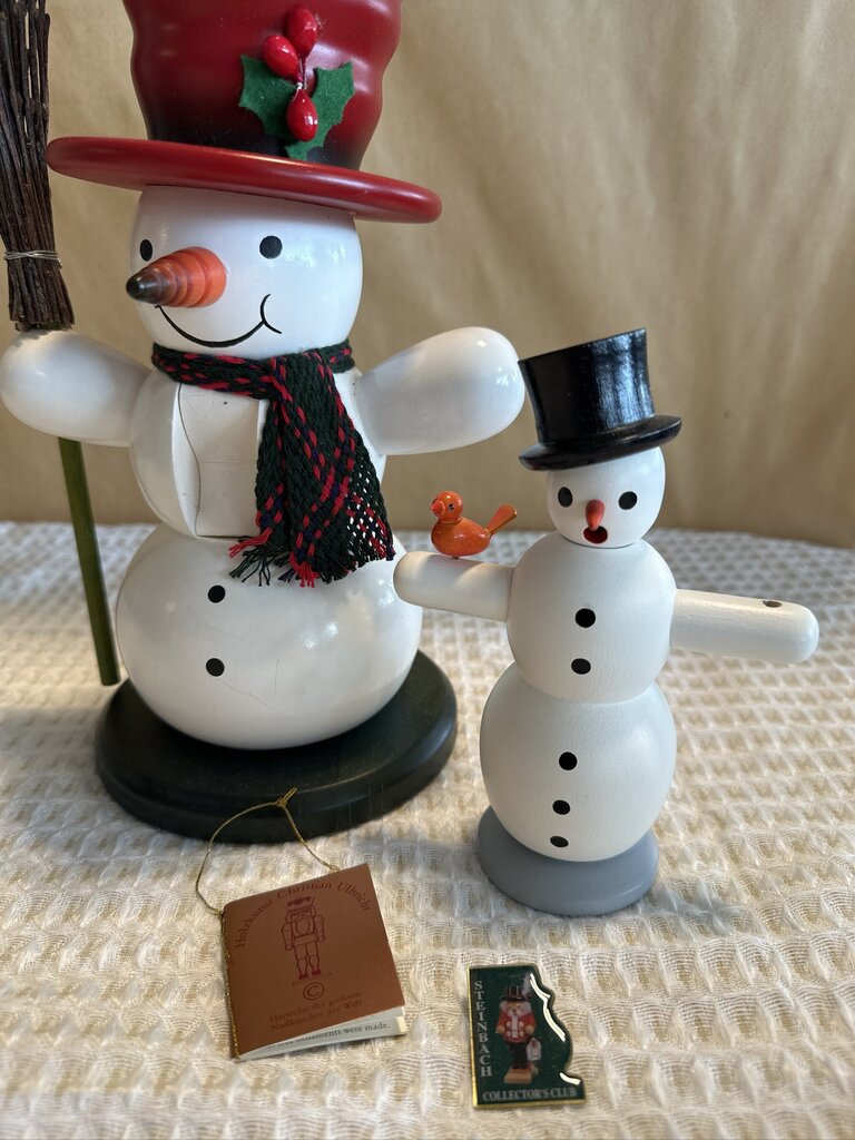 Germany Christian Ulbricht Snowman Nutcracker- 7.5X16X6