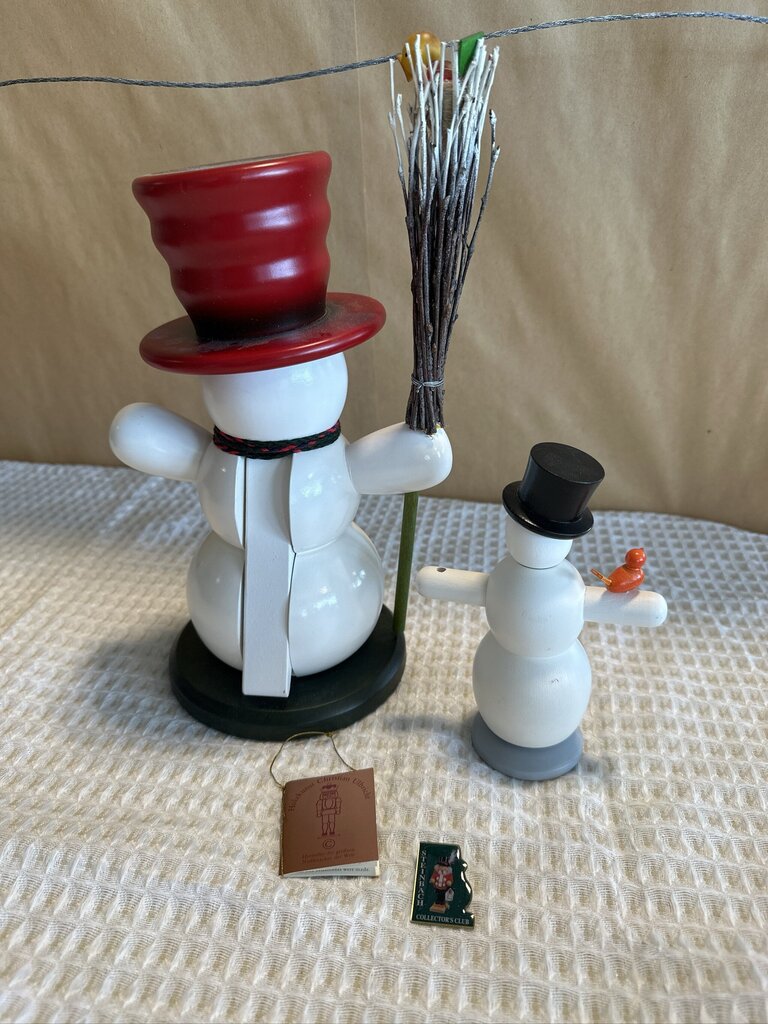 Germany Christian Ulbricht Snowman Nutcracker- 7.5X16X6