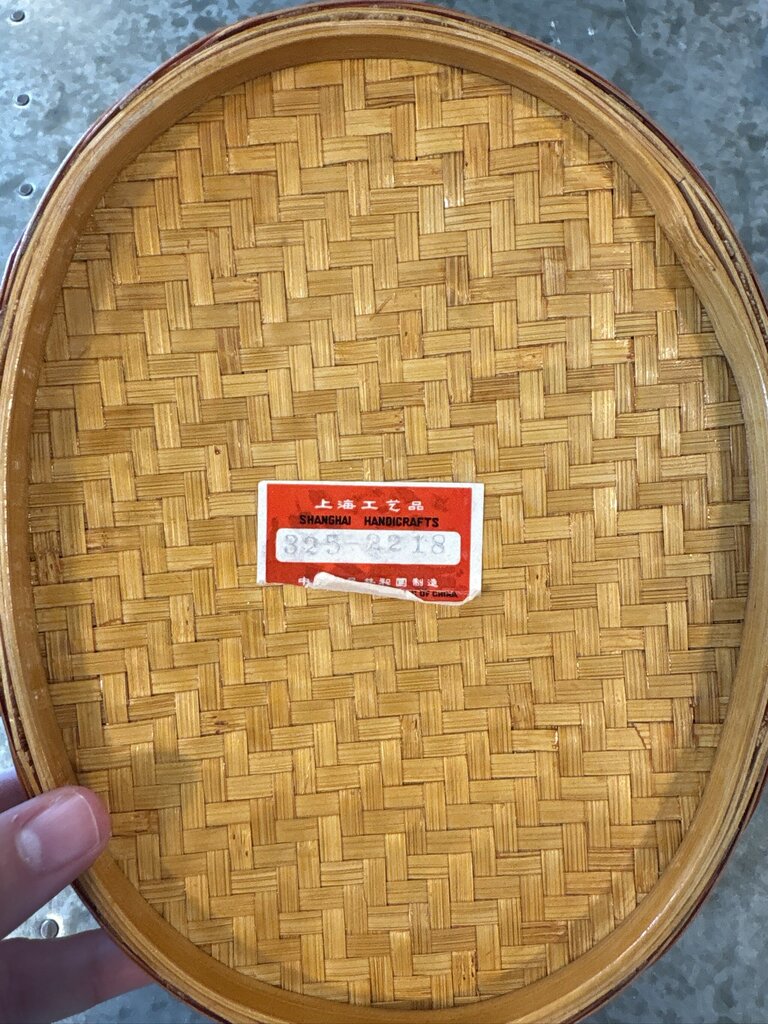 Small Basket W/ Turtle Lid- 7X6X4H