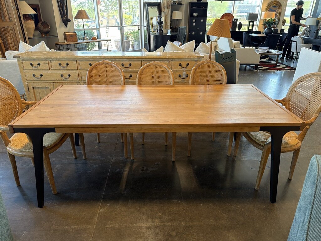 C&B Lakin Teak Extendable 81" - 119" Table 2 Leaves