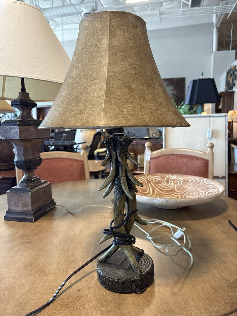Bel Aire Antler Table Lamp- 14X14X23.5