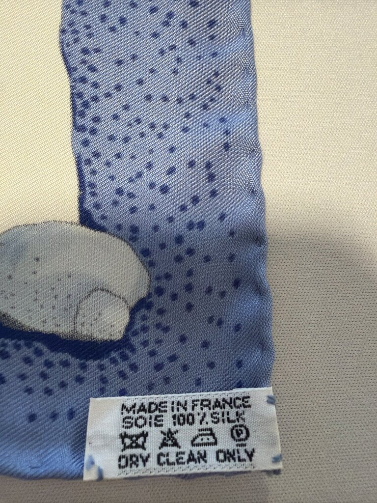 Hermes Rencontre Océane Silk Gavroche Scarf 45 CM