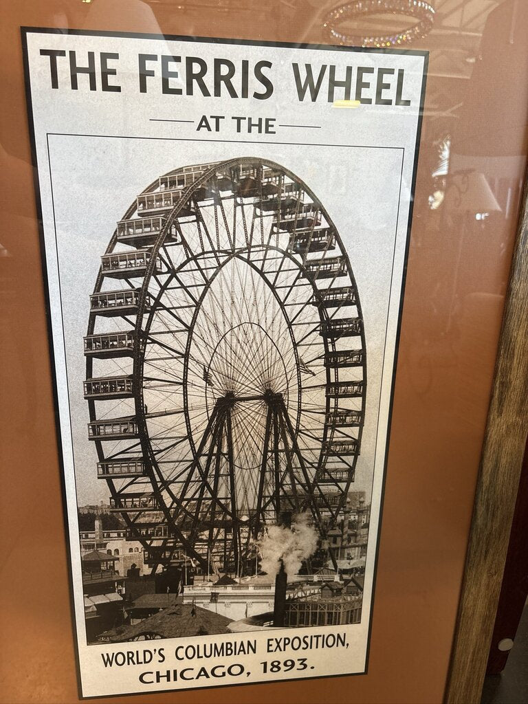 The Ferris Wheel, 1893 Framed Poster- 28.5X43.5