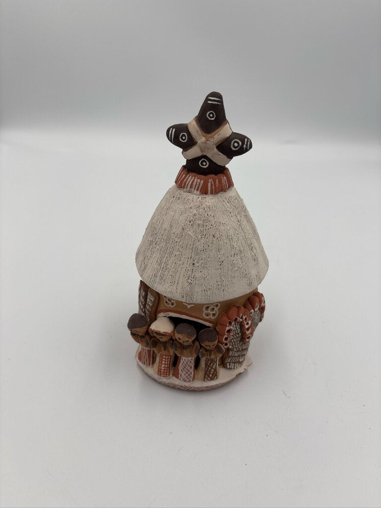 Peruvian Ceramic Church Scene - 4X7