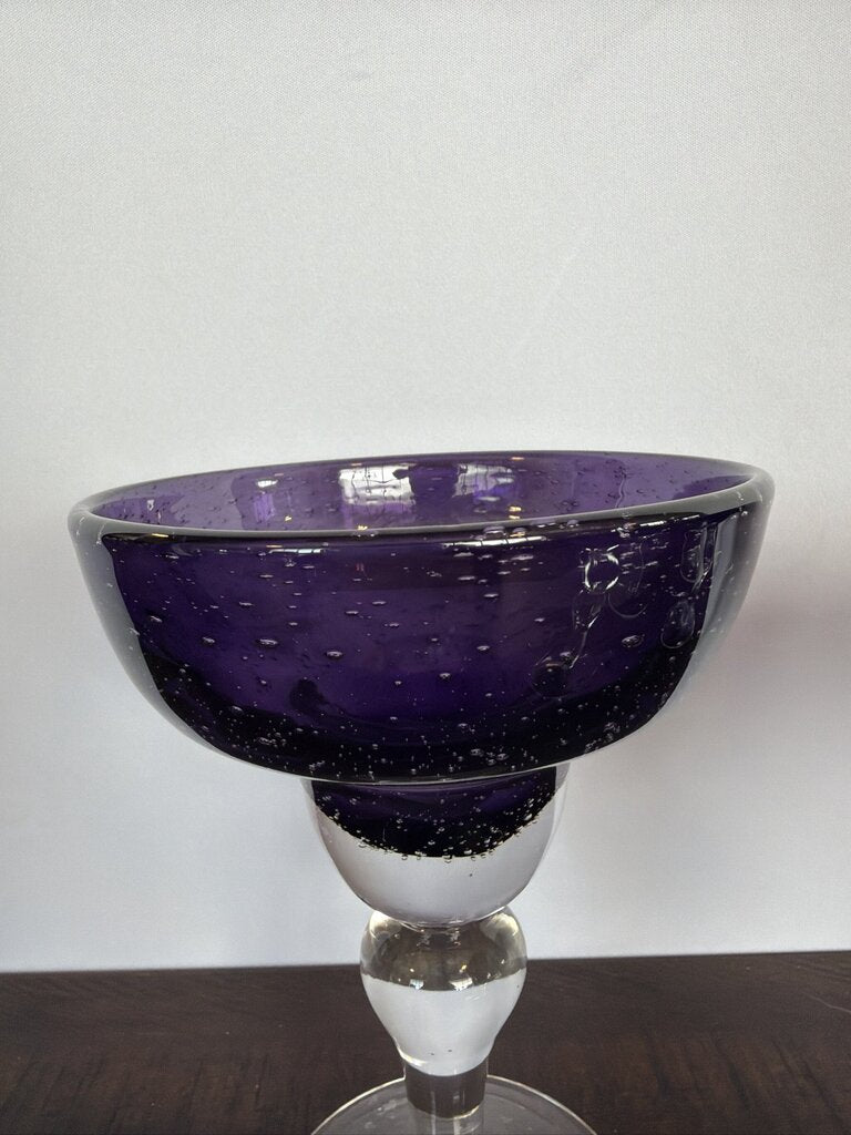 Vintage Iris Plum Artland Purple Margarita Glasses- Set of 6