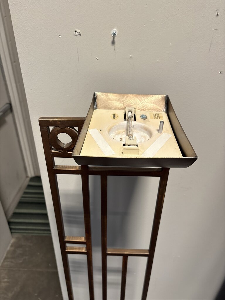 '88 Robert Sonneman For George Kovacs Floor Lamp- 9X10X70