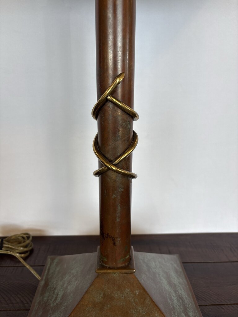 Vintage Maitland Smith Neoclassical Verde Lamp- 16X16X31