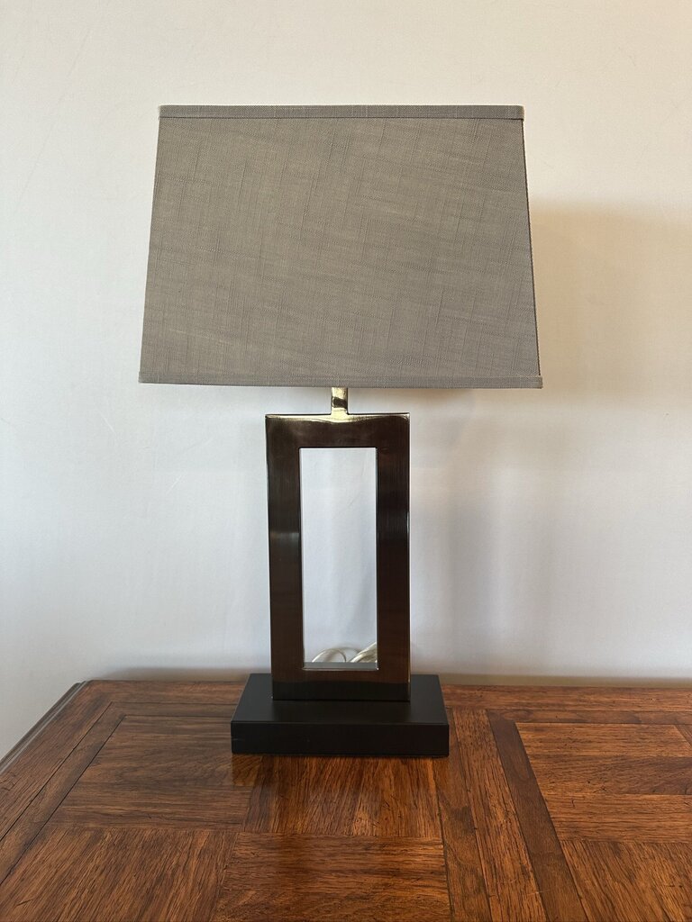 C&B l Duncan Antiqued Bronze Table Lamps- 16X8X28H- Pair