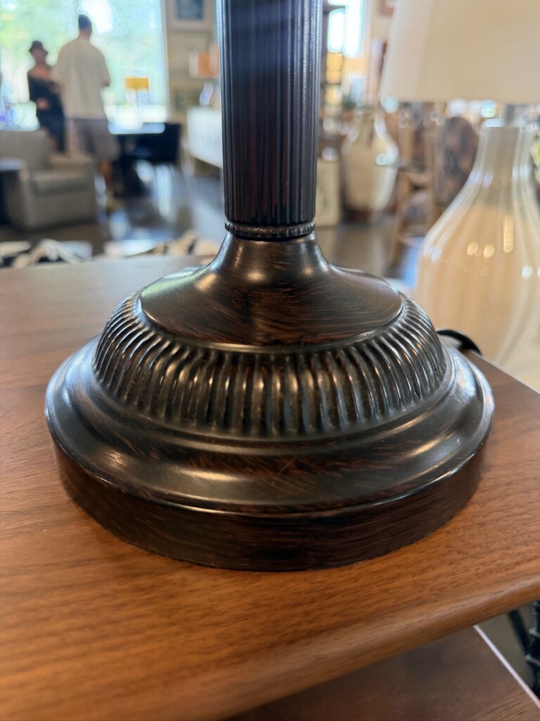 Vintage Dirk Van Erp Style Copper & Mica Table Lamp- 21H