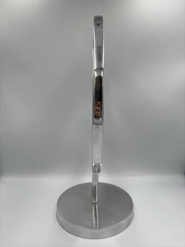 Chrome Sphere On Stand-12X7X17H