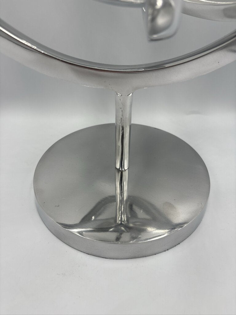 Chrome Sphere On Stand-12X7X17H