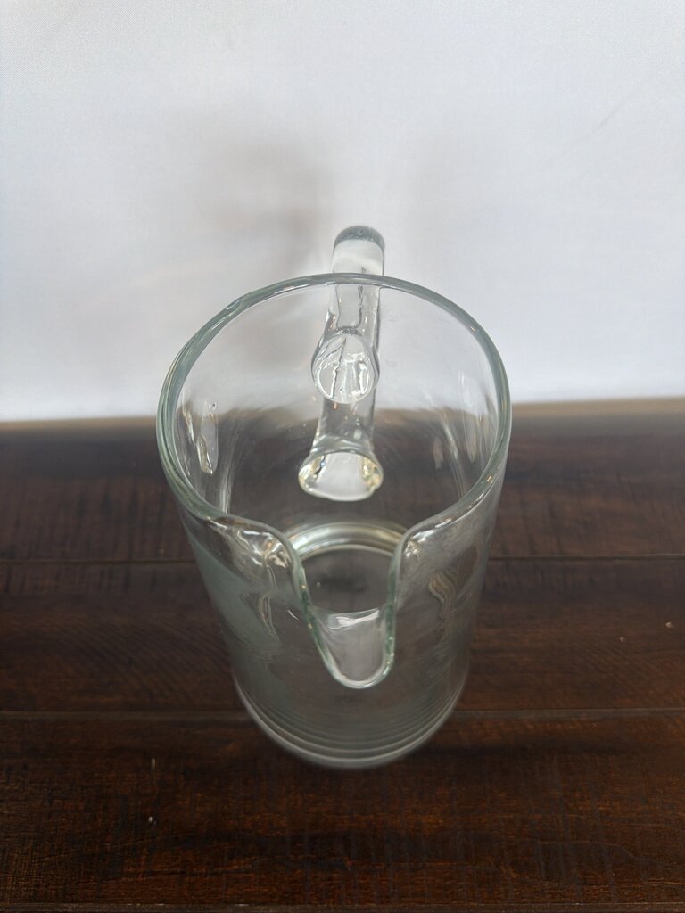 Clear Glass Pitche- 8X8X10.5