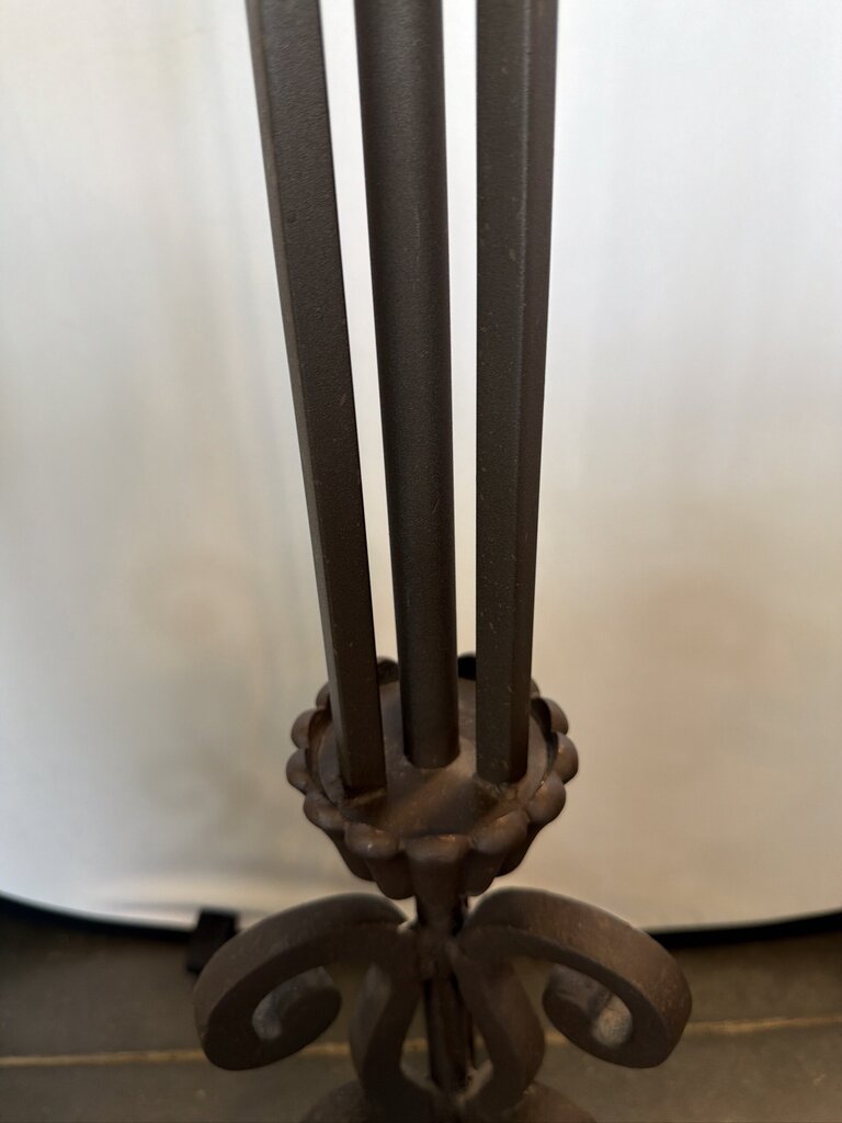Embellished Punched Tin & Iron Floor Lamp - 20X66H