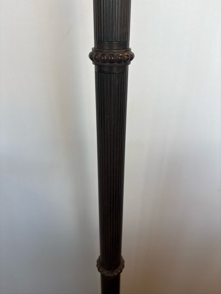 Bronze Neoclassical Torchiere Floor Lamp -72H