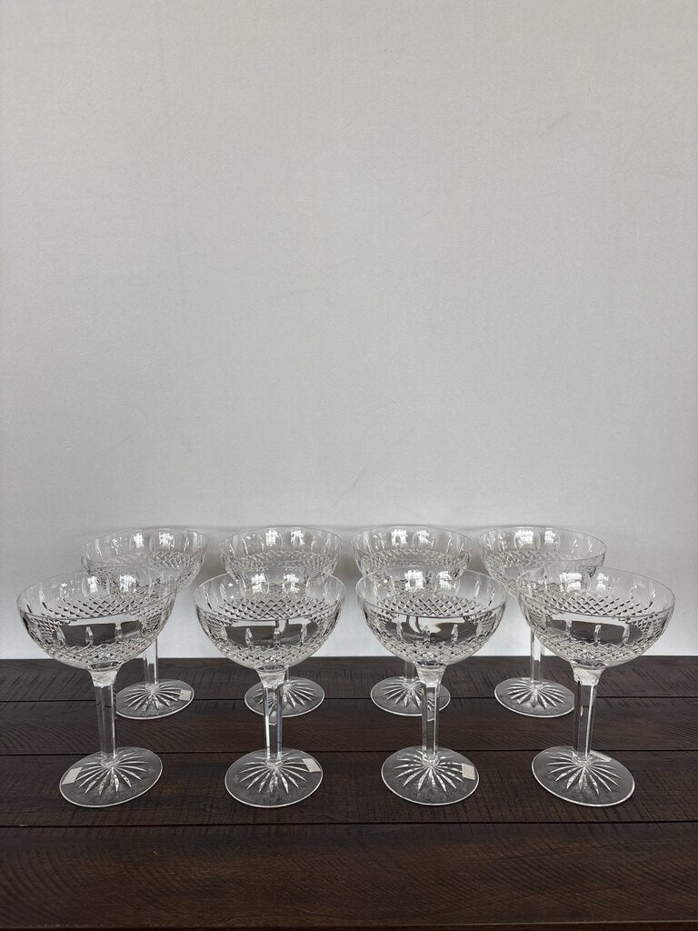 Waterford Crystal Glenmede Margarita / Coup Glasses- Set of 8