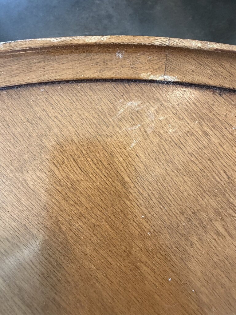 Vintage Kittinger KT2806 Round Side Table- AS IS- 28X27H