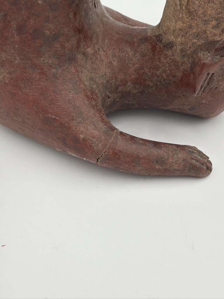 Clay Mayan Acrobat Figure- 5X6X9-AS IS