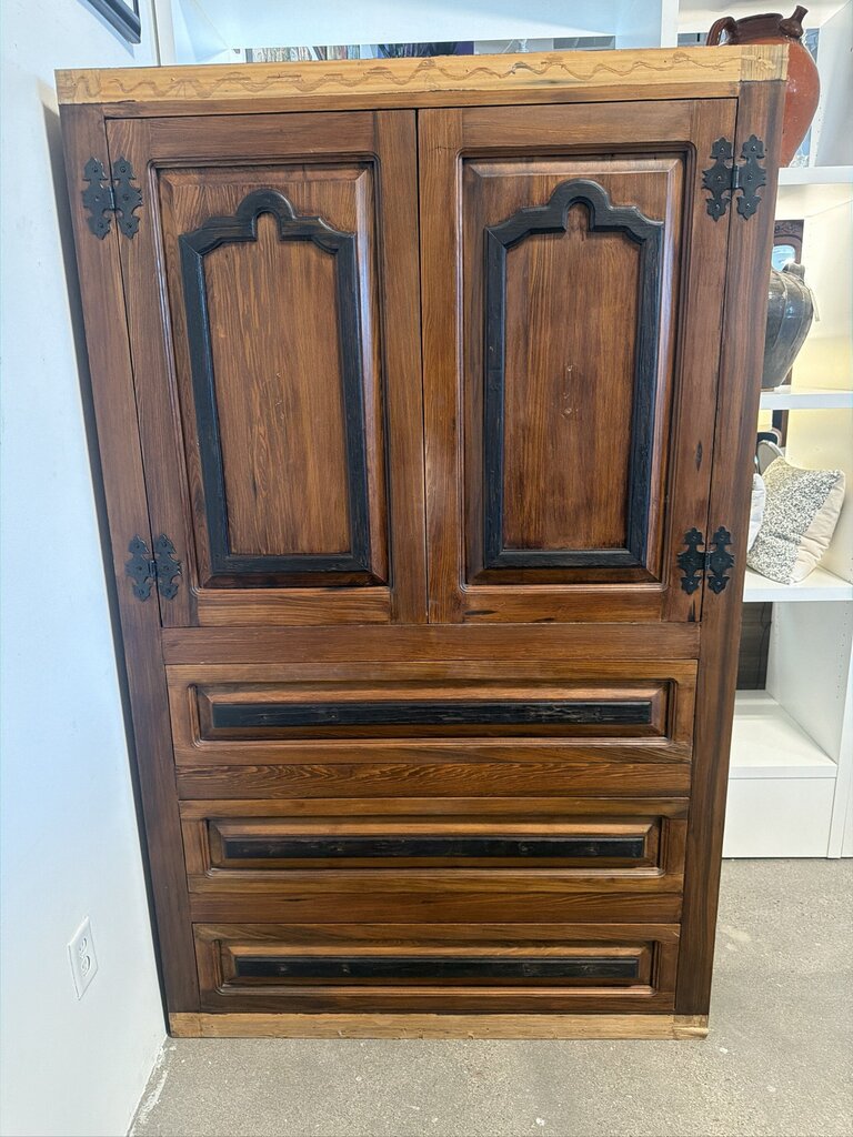 Arnold's Pickle Reclaimed Redwood Armoire - AS IS - 48X24.5X78H
