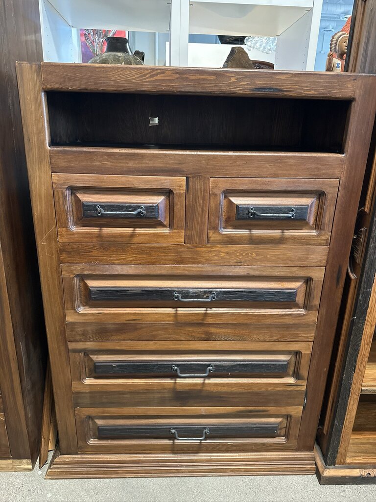 Arnold's Pickle Reclaimed Redwood 5 Drawer Dresser - 42X24X60H