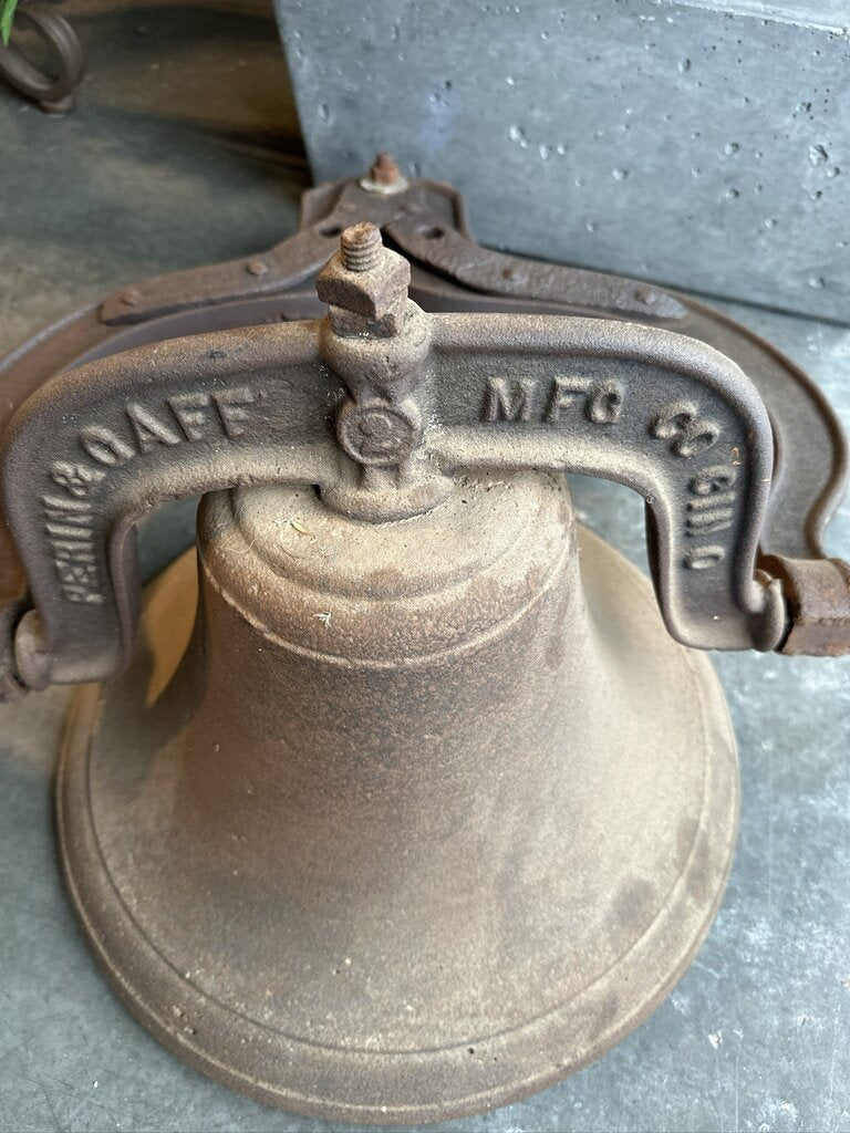 Vintage Perin & Gaff #2 Cast Iron Bell - 15X26H